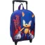 Sonic, a sündisznó 3D gurulós ovis hátizsák, táska 32 cm