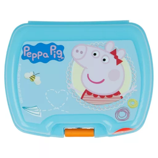 Peppa Malac műanyag mini snack szendvicsdoboz