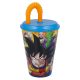 Dragon Ball műanyag szívószálas pohár 430ml