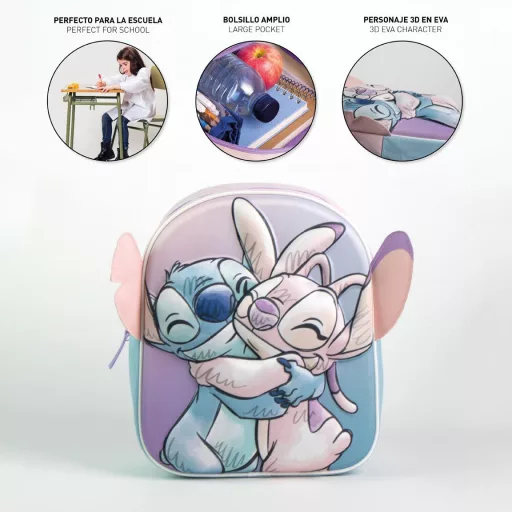 Disney Lilo és Stitch, A csillagkutya gyerek hátizsák 31cm