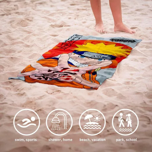 Naruto fürdőlepedő, strandtörölköző 70*140cm