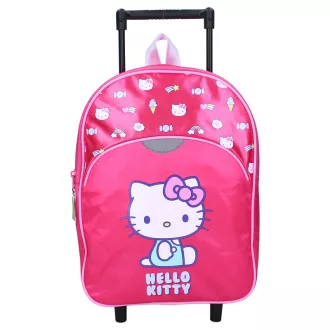 Hello Kitty gurulós hátizsák, táska 33cm