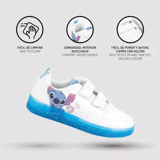 Disney Lilo és Stitch, A Csillagkutya sportcipő csillogós talppal 32