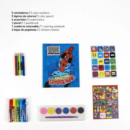 Pókember színezhető hátizsák 22 cm