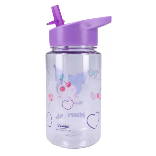 Hello Kitty Kuromi szívószálas kulacs 450 ml