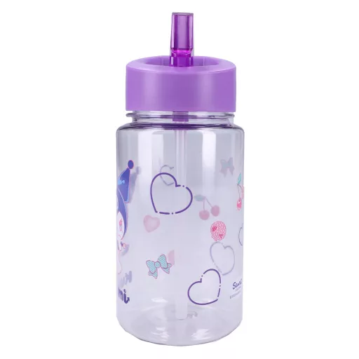 Hello Kitty Kuromi szívószálas kulacs 450 ml