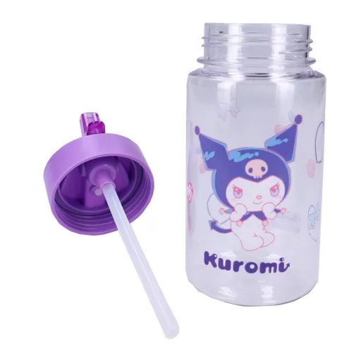Hello Kitty Kuromi szívószálas kulacs 450 ml