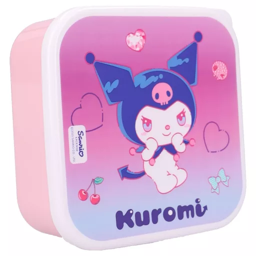 Hello Kitty Kuromi Uzsonnás doboz (3in1)