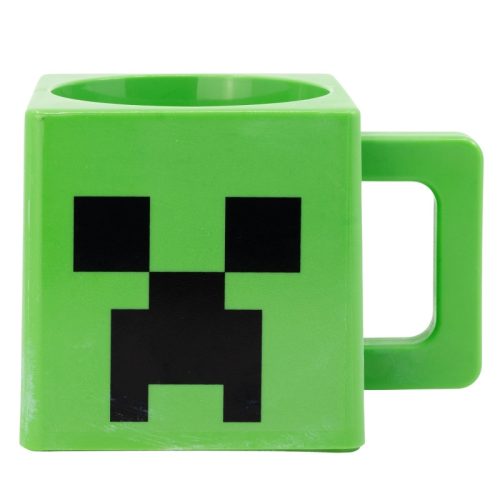 Minecraft négyzet alakú mikrózható műanyag bögre 290ml