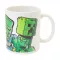 Minecraft Zombie & Creeper kerámia bögre 325ml
