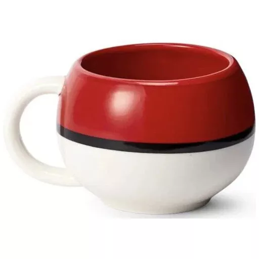 Pokémon Pokeball 3D kerámia bögre 490ml