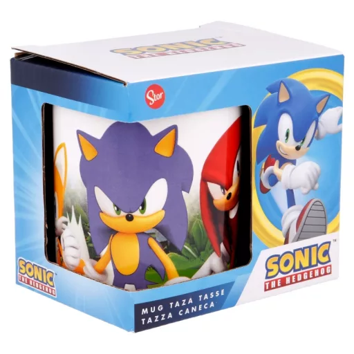 Sonic, a sündisznó mikrózható kerámia bögre 325ml