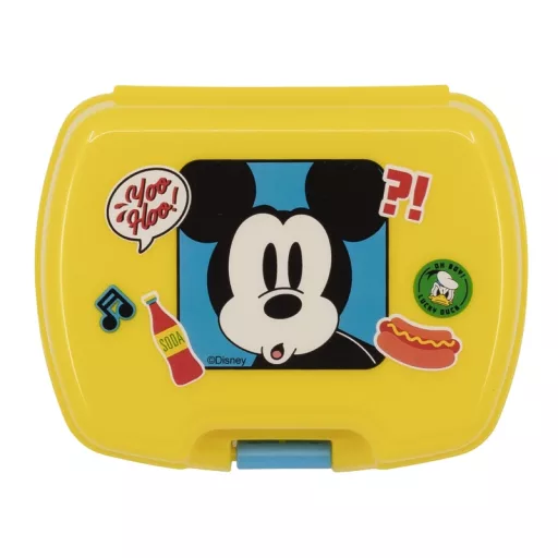 Disney Mickey műanyag mini snack szendvicsdoboz