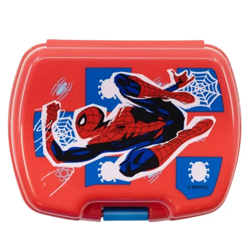 Pókember műanyag mini snack szendvicsdoboz