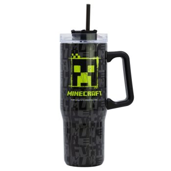 Minecraft rozsdamentes acél termoszbögre 940ml