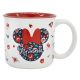 Disney Minnie mikrózható reggeliző kerámia bögre 400ml