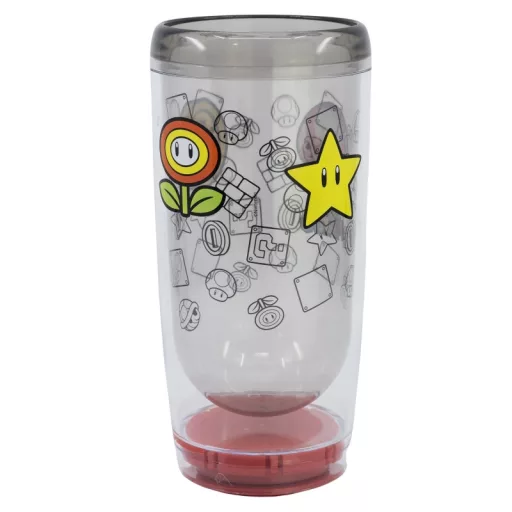 Super Mario duplafalú prémium műanyag pohár 705ml