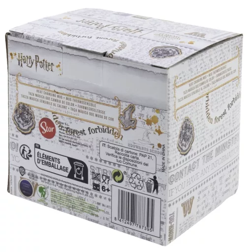 Harry Potter kerámia színváltos bögre 325ml
