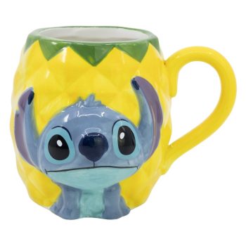 Disney Lilo és Stitch, A csillagkutya 3D kerámia bögre 375ml