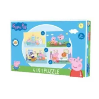 Peppa Malac 4 az 1-ben puzzle