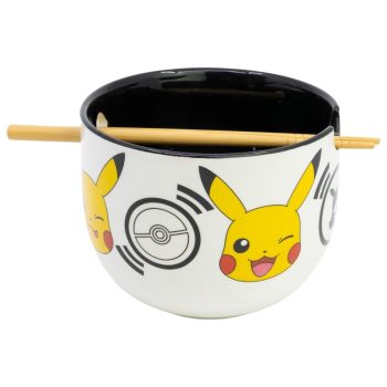Pokémon Ramen tál evőpálcikákkal