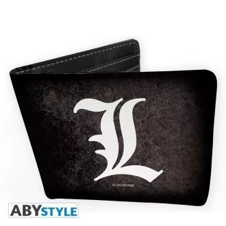 Death Note mintás pénztárca L symbol Vinyl