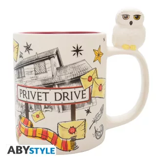 Harry Potter 3D fogantyús bögre Hedwig & Privet Drive 460 ml