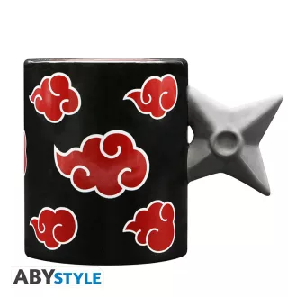 Naruto Shippuden 3D fogantyús bögre Shuriken Akatsuki 460 ml