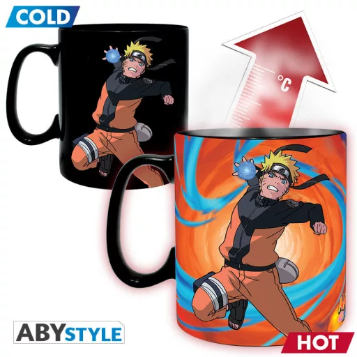 Naruto Shippuden hőre változó bögre 460 ml Duel 460 ml