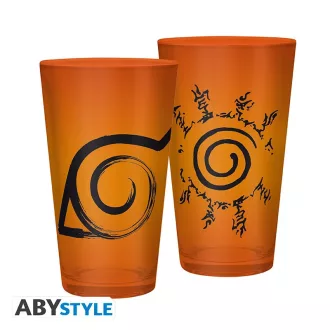 Naruto Shippuden nagy pohár 400 ml Konoha & Seal