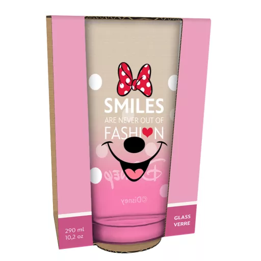 Disney Minnie prémium üveg pohár 290 ml