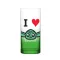 Star Wars Baby Yoda prémium üveg pohár 290 ml