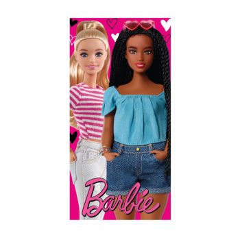 Barbie strandtörölköző (70x140cm)