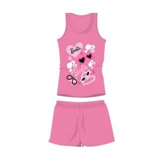 Barbie pamut nyári együttes - trikó-rövidnadrág szett (98)