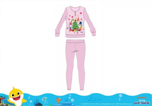 Baby Shark karácsonyi téli vastag gyerek pizsama