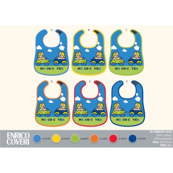 6 darabos baba pamut előke szett - Enrico Coveri