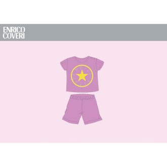 Nyári rövid baba pizsama - Enrico Coveri