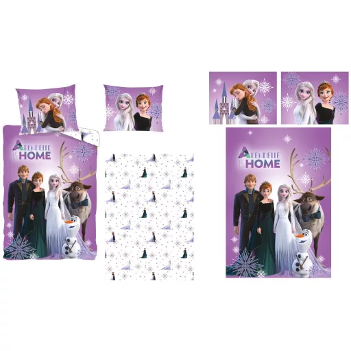 Disney Jégvarázs Arendelle is Home ágyneműhuzat 140×200 cm, 70×90 cm