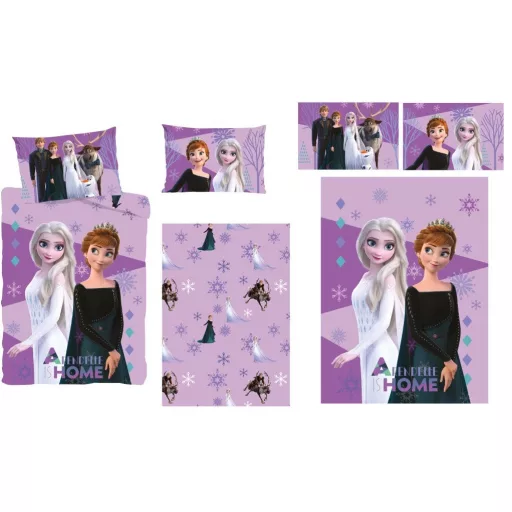 Disney Jégvarázs Arendelle is Home gyerek ágyneműhuzat 100×135 cm, 40×60 cm