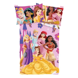   Disney Hercegnők gyerek ágyneműhuzat 100×135 cm, 40×60 cm
