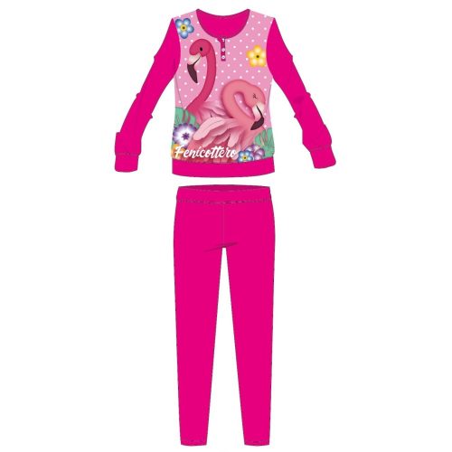 Flamingó téli vastag gyerek pizsama