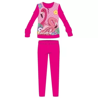 Flamingó téli vastag gyerek pizsama