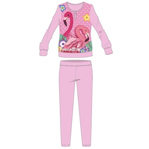 Flamingó téli vastag gyerek pizsama