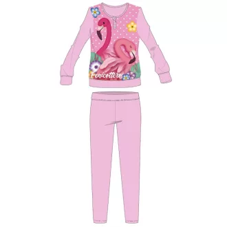 Flamingó téli vastag gyerek pizsama