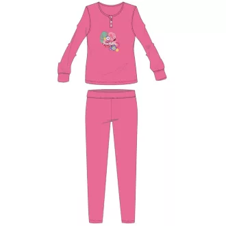 Flamingó téli pamut gyerek pizsama