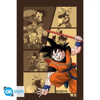 Dragon Ball maxi poszter 91,5x61cm Goku Retro