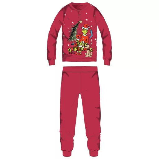 A Grincs vastag karácsonyi férfi pizsama XL