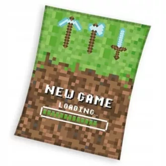 Minecraft coral fleece polár takaró 150x200 cm