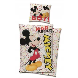 Disney Mickey ágyneműhuzat garnitúra 140x200cm, 70x90cm