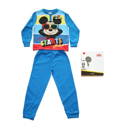 Disney Mickey egér vékony pamut gyerek pizsama (116)